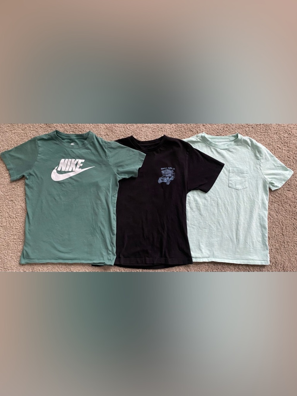Tilly’s 3 Boys Size Large Tees, Nike Logo, O’Neil Graphic, GAPKids Slub Pocket